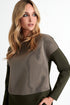 Shan Sofia 3D Mesh and 3D jersey long sleeve top